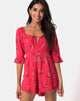 Image von Altary Playsuit in Rouge Rose Pink