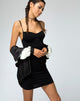 Image of Alvina Bodycon Kleid in Schwarz