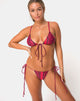 Bild von Ava Bikinioberteil in Red Snake