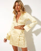 Bild von Baina Crop Top in Satin Buttercream