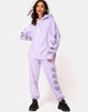 Bild von Oversize-Kapuzenpulli in Flieder All Of My Bones