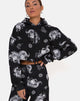 Bild von Roky Cropped Hoody in Dragon Black