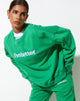 Bild von Ted Sweatshirt in Fun Green mit "Live Better"-Stickerei