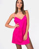 Bild von Batista Slip Dress in Fuchsia Satin Pink