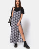 Image of Batis Maxikleid in Sonnenuhr Schwarz