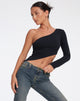 Bild von Baylee Crop Top aus Lycra Schwarz
