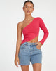 Bild von Baylee Crop Top in Fuschia Pink