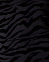 Horizontaler Zebraflock Schwarz