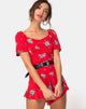 Bild von Bersho Playsuit in Soi Rose Red