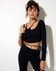 Bild von Biase Crop Top in Schwarz