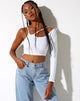 Bild von Biase Crop Top in Weiß