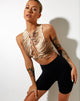 Bild von Bima Crop Top in Tiger Brown