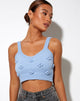 Bild von Birra Crop Top in Baby Blau