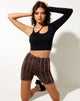 Bild von Bisma Short in Summer Rays Braun