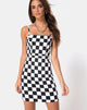 Bild von Boco Dress in Check Board Medium S/W
