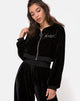 Image of Bomb Hoodie in Schwarz mit Engelsdiamanten Hot Fix