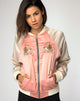 Image of Yaw Bomber Gelb Tiger Stickerei