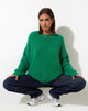 Abbildung des Bondy Pullovers in Knit Kelly Green