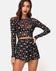 Bild von Boris Short in Over the Moon Schwarz mit Glitter