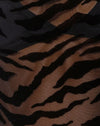 Horizontaler Zebraflock Schwarz