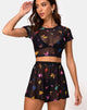Bild von Boris Short in Mesh Schwarz Schmetterling