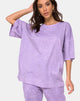 Bild von Botec Tee in Lila Acid Wash