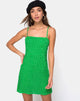 Image of Boyasly Slip Dress in Mini Diana Dot Grün