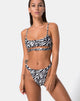 Bild von Bulvya Bikini-Oberteil in Mini Zebra