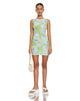 Bild von MOTEL X BARBARA Gele Bodycon Dress in Neon Brushstroke Floral