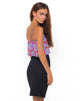 Bild von Motel Slip Cami Crop in Mandala Rot