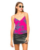 Image of Motel Slim Cami Top in zweifarbigem Floral Raspberry