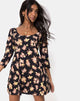 Image of Camosa Swing Kleid in Antik Rose Schwarz