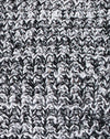 Chunky Knit Schwarz Grau und Weiß