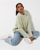 Image of Karibu-Pullover aus Grobstrick Mint