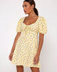 Image of Carie Kleid in Wild Flower Lemon Drop