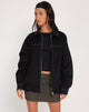 Image of Cavitana Jacke in Schwarz mit weißer Steppnaht