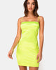 Bild von Cecile Slip Dress in Neongelb