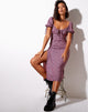 Bild von Cello Midikleid in Floral Fun Pink