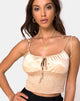 Bild von Cemara Top in Satin Champagner
