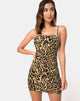 Bild von Cinelle Bodycon Kleid in Leopard