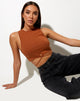 Bild von Clias Crop Top in Bombay Brown