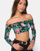 Bild von Coga Crop Top in Flower Fling