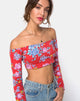 Bild von Coga Crop Top in Vintage Fleur