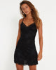 Bild von Coline Minikleid aus Spitze Schwarz