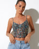 Bild von Conchita Crop Top in Folk Floral