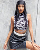 Bild von Quera Crop Top in Dragon Rope Schwarz Platzierung