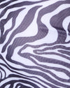 Wavey Zebra Schwarz und Weiß mit Spitze