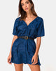 Bild von Crosena Kleid in Satin Rose Navy