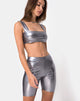 Bild von Bike Short in Metallic Silber