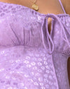 Satin Ditsy Rose Lavendel